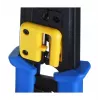 Presēšanas rīks Alantec NI040 RJ-45 savienotājiem, tērauda konstrukcija, plastmasas rokturi, melns/zils