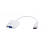 Savio CL-27B video kabeļa adapteris 0.1 m HDMI Type A (Standard) VGA (D-Sub) Balts