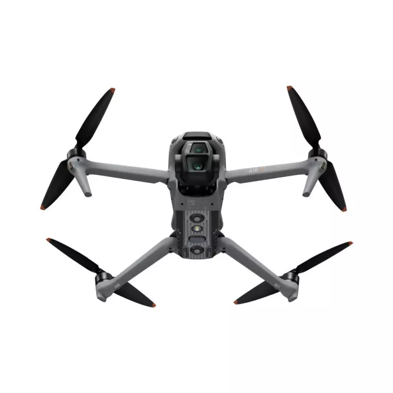 Kvadrokopteris DJI Air 3s RC-N3 — 50 MP kamera, 4K 3840×2160, 4 rotori, maks. 27 m/s, 32 000 m diapazons, 4276 mAh akumulators, pelēks