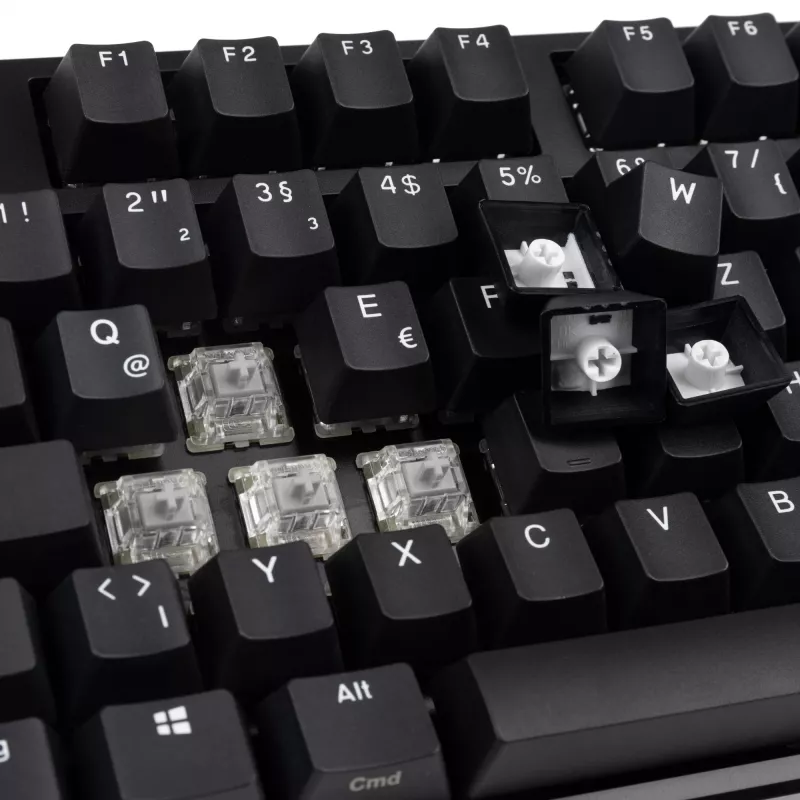 Ducky Origin Phantom Melns tastatūra universāla USB QWERTZ vācu