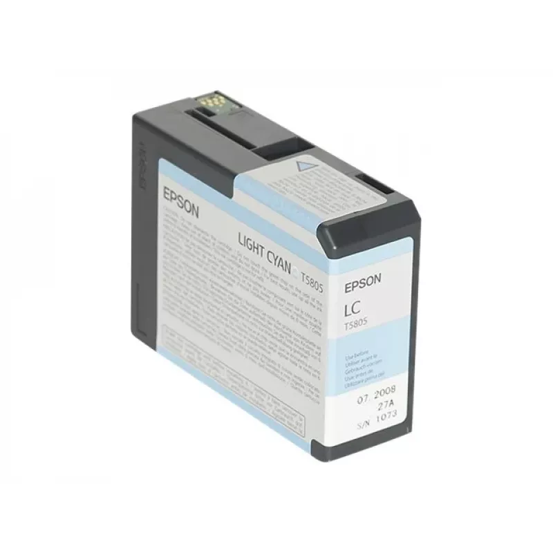 Epson Singlepack Light ciāna T580500, Light ciāna, pigmenta tinte, 80 ml, 1 gab., viena paka