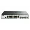 D-Link 52 portu Gigabit Stackable POE viedais pārvaldāmais slēdzis ar 4 x 10G SFP+