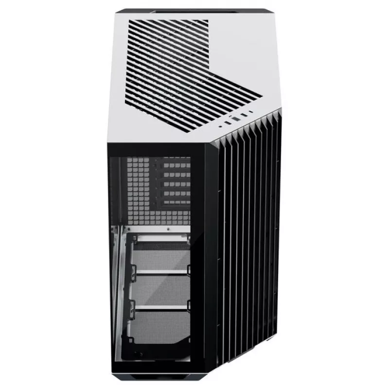 PC korpuss APNX V1, Midi-Tower, ATX, melns/balts
