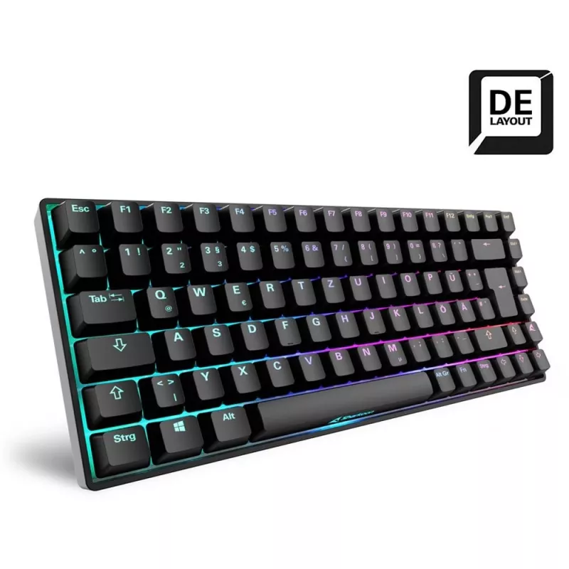 Sharkoon SKILLER SGK50 S3 tastatūra Gaming USB QWERTZ Vācu Melna