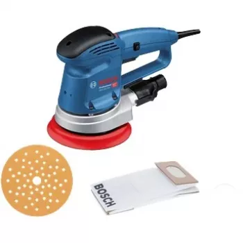 Bosch GEX 34-150 Professional Random orbitālslīpmašīna 12000 RPM 24000 OPM Melna, Zila, Pelēka, Sarkana