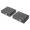 Digitus 4K HDMI HDBaseT™ 2.0 KVM paplašinātāja komplekts, 100 m