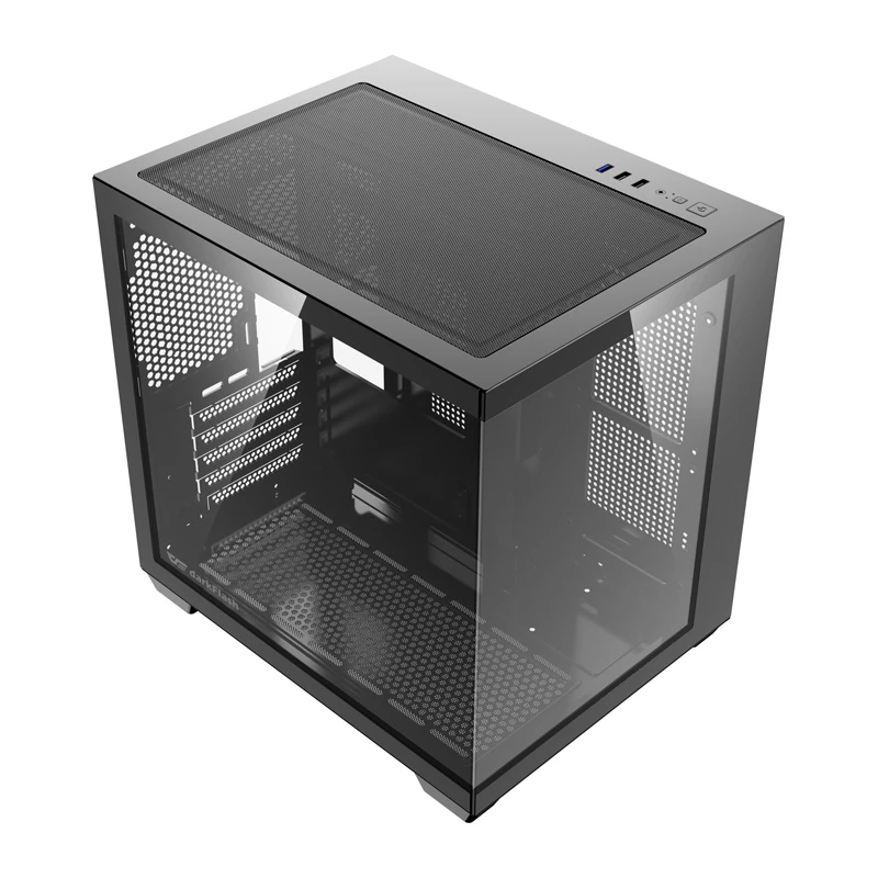 Datorkorpuss DarkFlash B275 (melns) ATX/mATX torņa korpuss