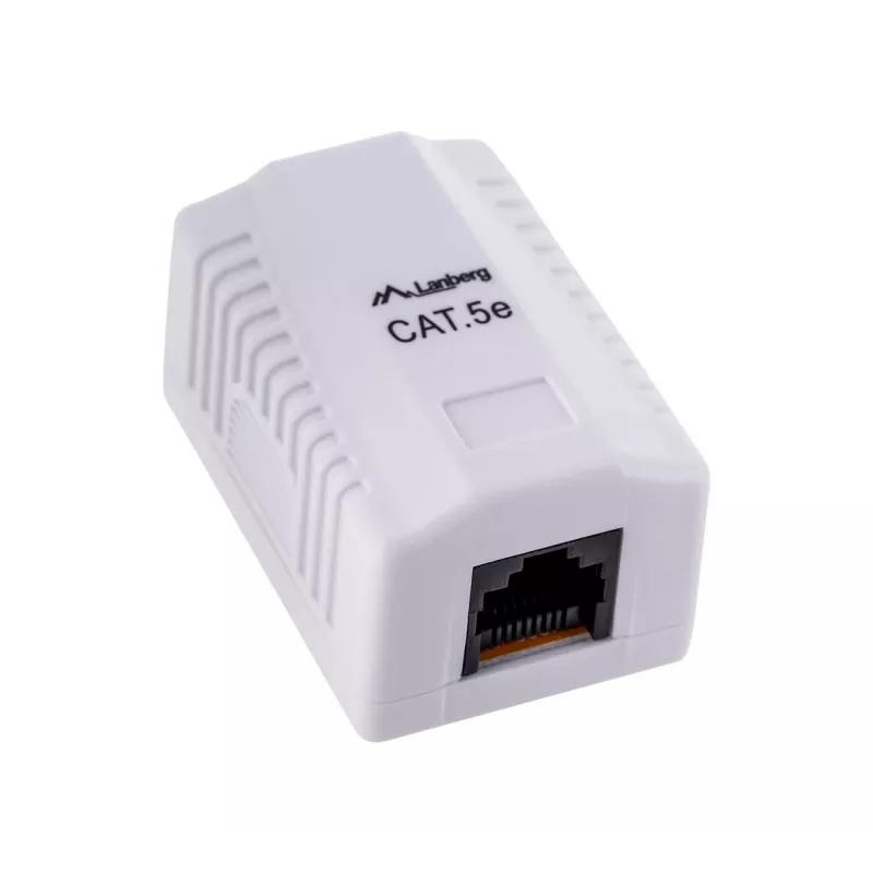 Lanberg OU5-0001-W RJ-45 kontaktligzdas kaste balta