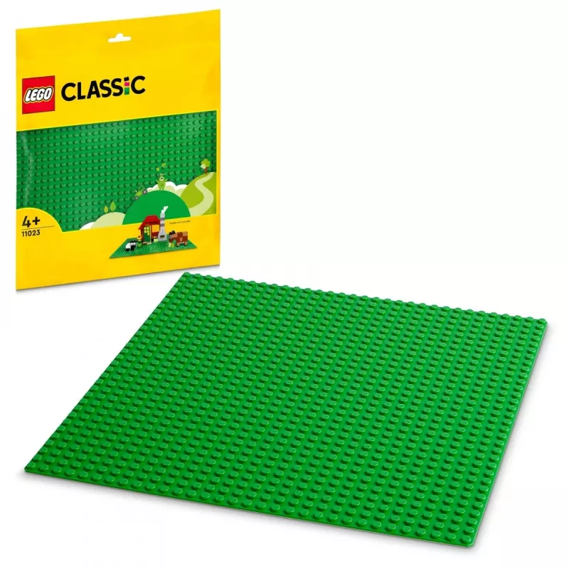 LEGO 11023 Classic Green Baseplate Square 32x32 Stud Building Grass Base Build and Display Board Set Single