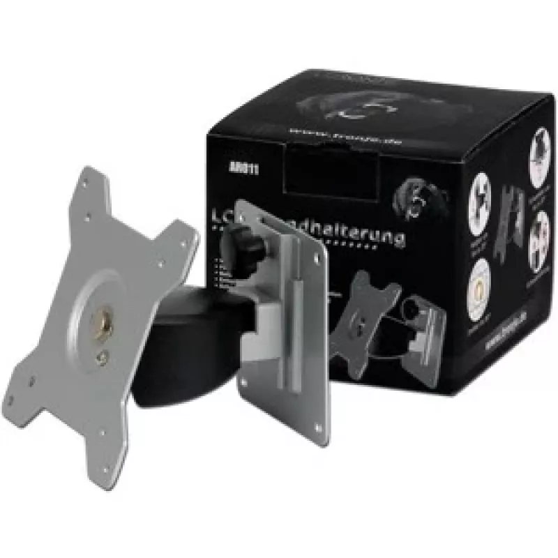 TRONJE AR011 - Montāžas komplekts (sienas stiprinājums) - noliecams un pagriežams - LCD-Displejam - Alumīnijs, tērauds - Displeja izmērs: 38,1–61 cm (15–24)