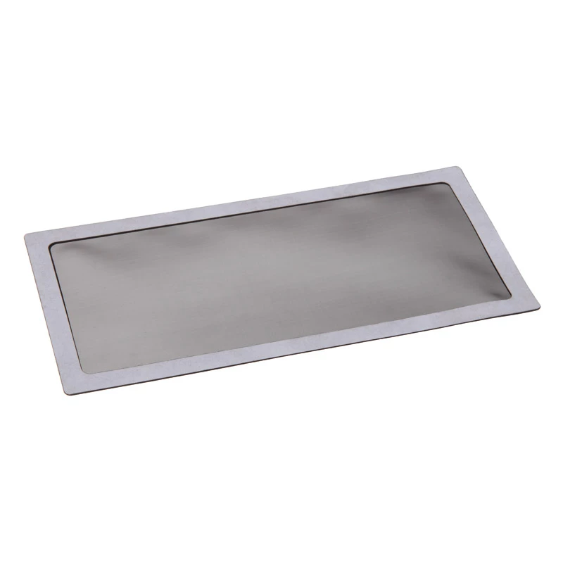 Putekļu filtrs DEMCiflex 0305 — 120×250 mm, melns/pelēks