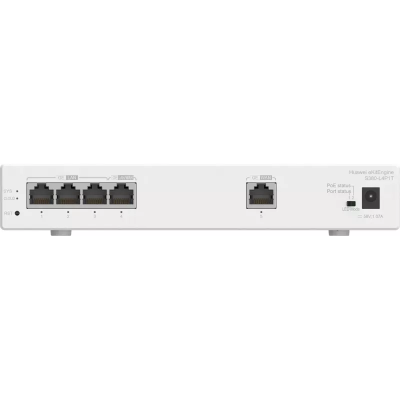 Huawei S380-L4P1T daudzfunkciju maršrutētājs, 1x WAN, 4x POE LAN