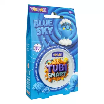 Modelēšanas māls TUBAN Tubi Smart – Debesu zils, 50 g
