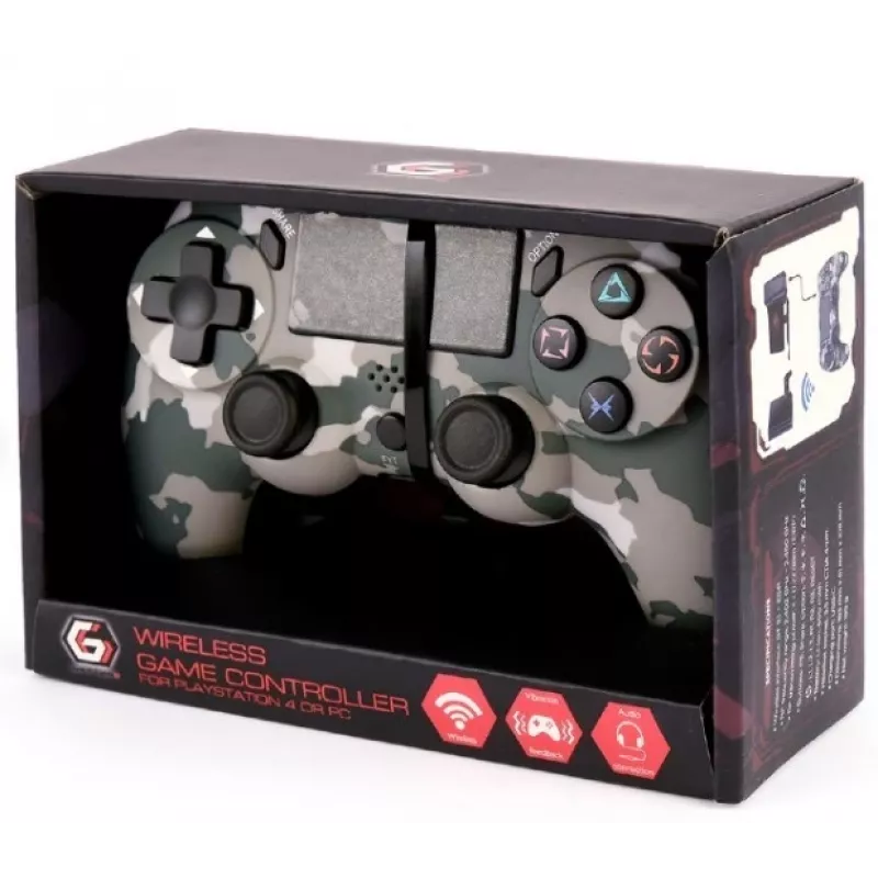 Spēļu kontrolieris GEMBIRD JPD-PS4BT-01-CM — bezvadu kontrolieris PlayStation saderīgām ierīcēm