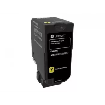 tonera kasete Lexmark 74C20Y0 1000 lapas dzeltena