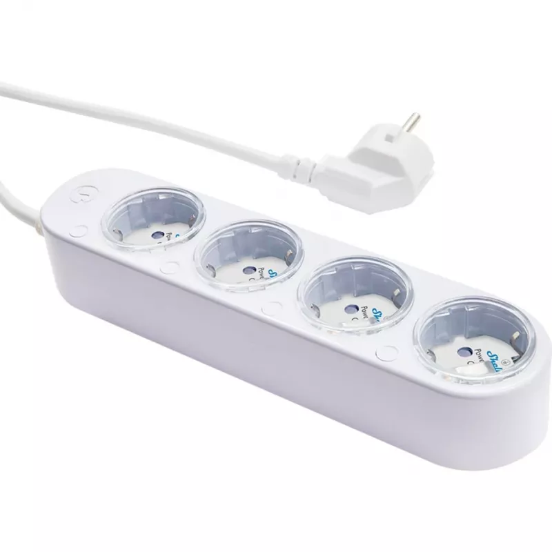 Viedā 12A Shelly Power Strip 4 Gen4 Zigbee/Matter pagarinātājs