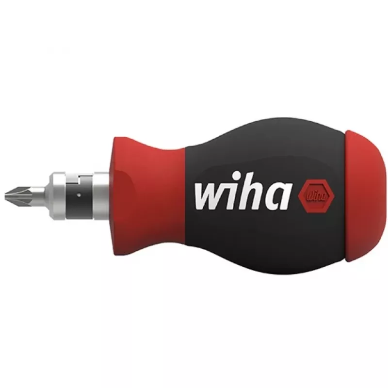 Wiha Stubby uzgaļu skrūvgriezis, 8-daļīgs, iekšējā sešstūra, ārējā sešstūra, Phillips, Phillips Pozidriv, plakanais, TORX (43613)