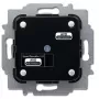 Elektriskais izpildmehānisms Busch-Jaeger 6212/1.1, 230 V, 80 W, Melns/Sudrabains, 71×71×45 mm