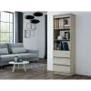 Topeshop RS-60 OLIMP SONOMA biroja grāmatu skapis