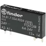 FIN 34.81 05-024 - Spraudsavienojuma relejs 1 normāli atvērts kontakts 2A 5V DC/24V DC (34.81.7.005.9024)