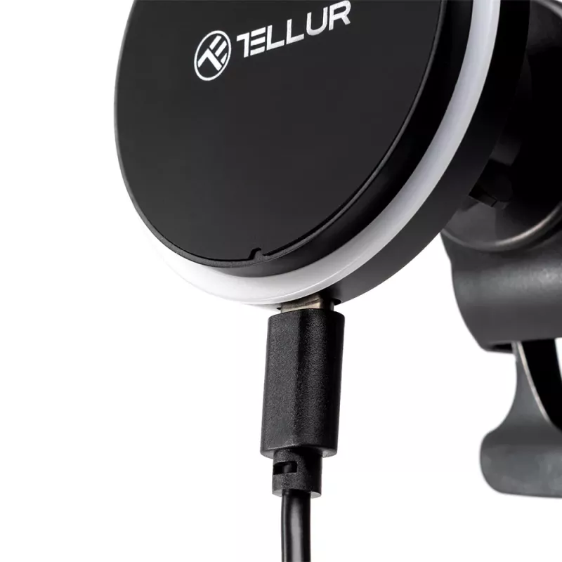 Bezvadu auto lādētājs Tellur TLL151431 MagSafe saderīgs 15W melns viedtālruņiem