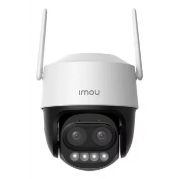 IP novērošanas kamera IMOU Cruiser Z Turret — 5 MP, 2,8 mm, 12 V līdzstrāva, Wi‑Fi & Ethernet, IP66, panoramēšana 355°, slīpums 90°