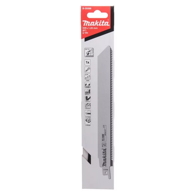 Makita B-55588 finierzāģa/lentzāģa/abrazīvā zāģa asmens, volframa karbīds (TC), 1 gab.