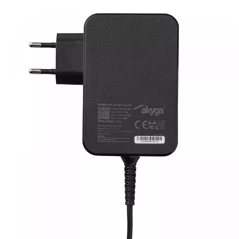 Akyga AK-TB-10 strāvas adapteris iekštelpām 12 W melns