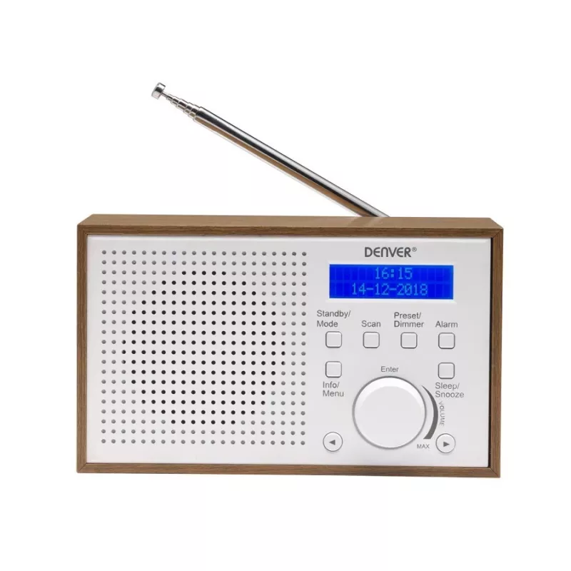 Radio Denver DAB-46balta Interneta Analogais & Digitālais