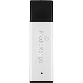 USB zibatmiņa MediaRange MR1904 512 GB USB Type-A 3.2 Gen 1 (3.1 Gen 1) Melna/Sudraba