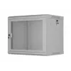 19 inch 9U 600x450 pelēks sienas montāžas skapis, perforēts