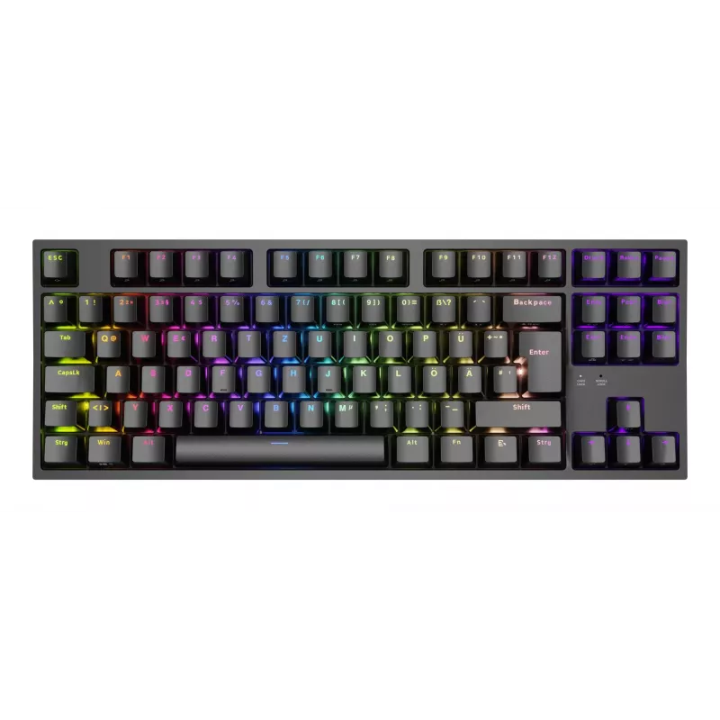 GENESIS Thor 404 TKL tastatūra Spēļu USB QWERTZ Vācu Melna