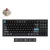 Mehāniskā 80% QWERTY tastatūra Keychron Q3 Ultra 8K — Bluetooth un vadu, RGB fona apgaismojums, melna