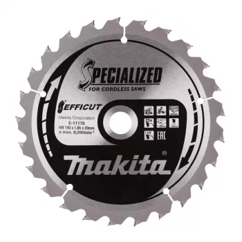 Makita E-11140 ripzāģa asmens 1 gab.