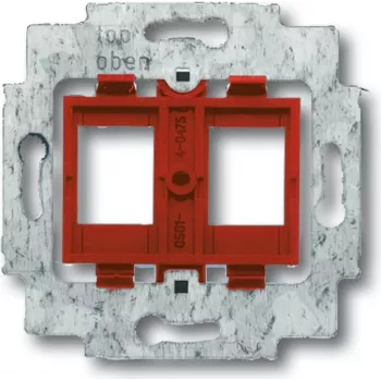 BUSCH JAEGER 1753-0-8055 - 2 x RJ-45 - Sarkans - Metāls - Plastmasa