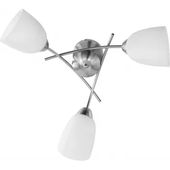 Activejet Classic lustra piekaramais griestu lampa NIKITA niķeļa trīskārša 3xE27 viesistabai