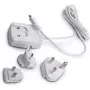 Melnsberry ASY-07965-007 Strāvas adapteris balts