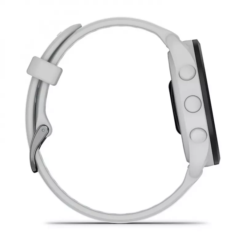 Viedpulkstenis GARMIN Forerunner 165 Music — GPS, 1,2 collu AMOLED, 43 mm korpuss, 11 dienu akumulators, 5 ATM, 4 GB, Pelēks