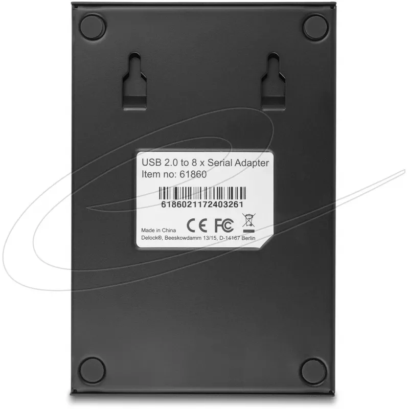 DeLock USB2.0 uz 8 x seriālo adapteri - Seriālais adapteris - USB2.0 - RS-232 - 8 porti (61860)