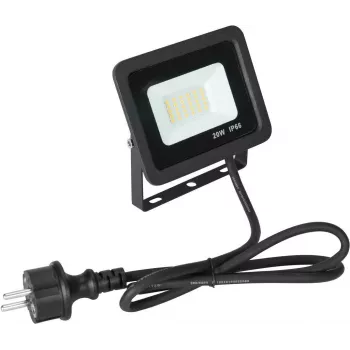 LED prožektors EUROLITE FL-20 SMD WW 20W IP65, silti balts, 20W, IP65
