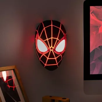 Galda lampa Paladone Mask Light PP14323SPMVN Spiderman Miles Morales – tēla formas naktslampa