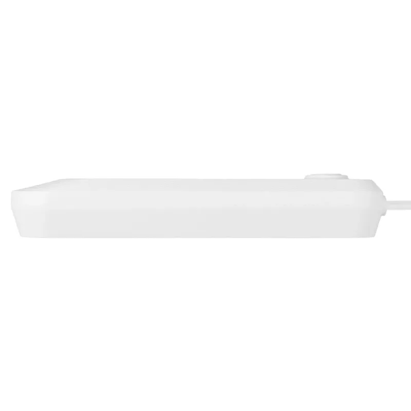 Strāvas sloksne MACLEAN MCE394W — 3 rozetes, 3×USB 2.1A, 110–240V AC, 2500W, 1,5 m kabelis, balta