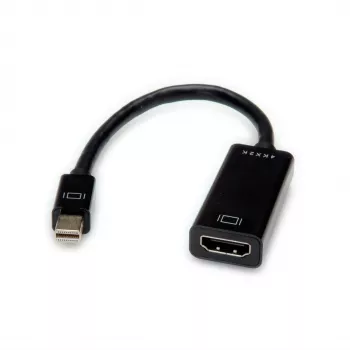 Value 12.99.3143 Video kabelis-adapteris Mini DisplayPort HDMI Type A (standarta) melns (12.99.3143)