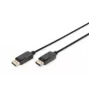 Savienojuma kabelis DisplayPort ar fiksatoriem 1080p 60Hz FHD Type DP / DP M / M melns 3m