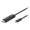 Goobay USB 3.1 Type-C™ uz High Speed HDMI™ adaptera kabelis, 1,8 m - USB-C™ spraudnis > HDMI™ standarta spraudnis (A tips) (77528)