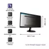 Qoltec GDPR privātuma filtrs 23 | 16:9 | Acu kopšana | Panorāmas