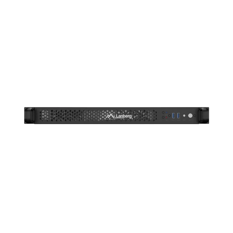 Rack Chassis Lanberg SC01-3001-10B 1U Melns 4 Fans