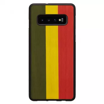 Viedtālruņa maciņš man and wood Galaxy S10 Plus — reggae Melns aizsargvāciņš