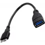 ALLNET USB_3.0_OTG_MICRO_ADAPTER 0.15m USB A Micro-USB B tēviņš-tēviņš melns USB kabelis (USB_3.0_OTG_micro_adapter)