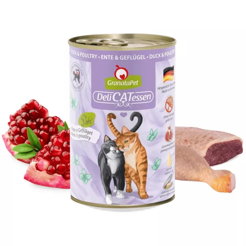 GRANATAPET DeliCATessen Pīle un mājputni - mitra kaķu barība - 400g